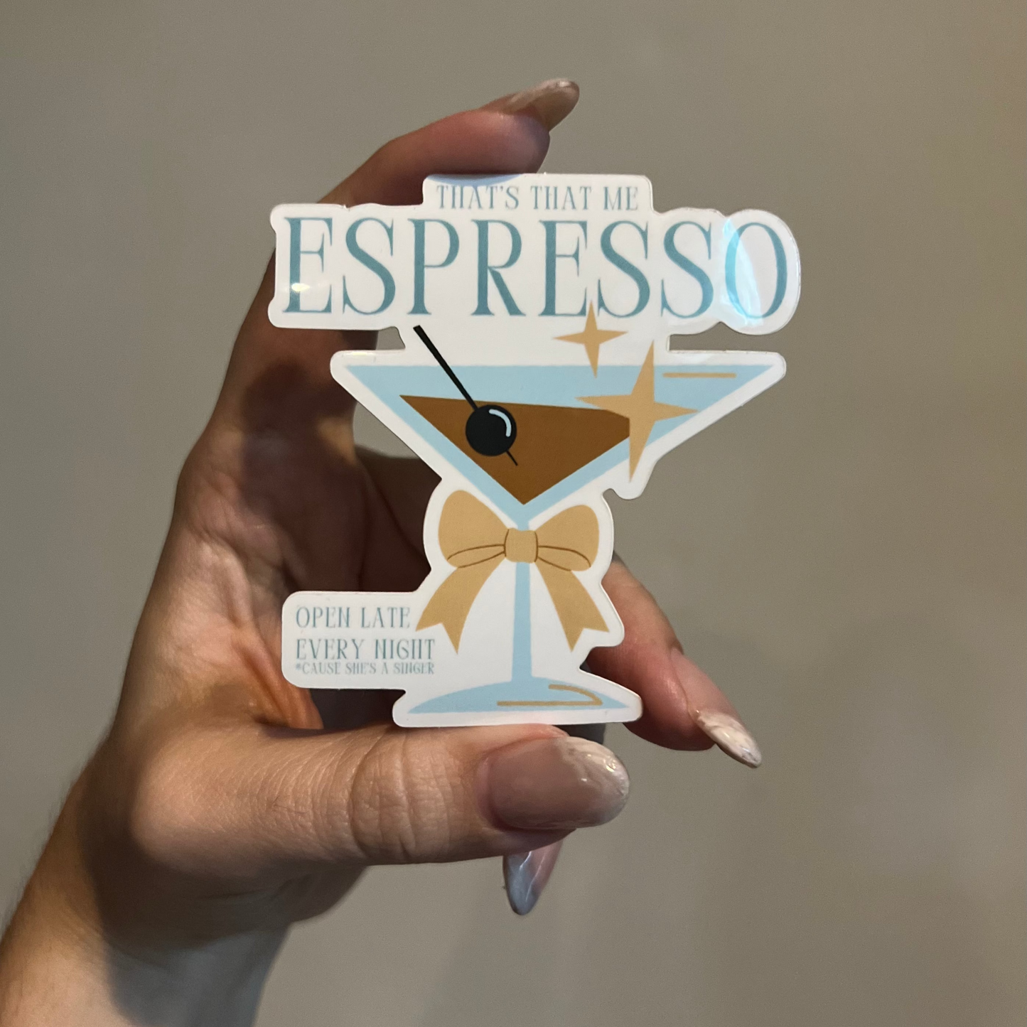Espresso Sticker